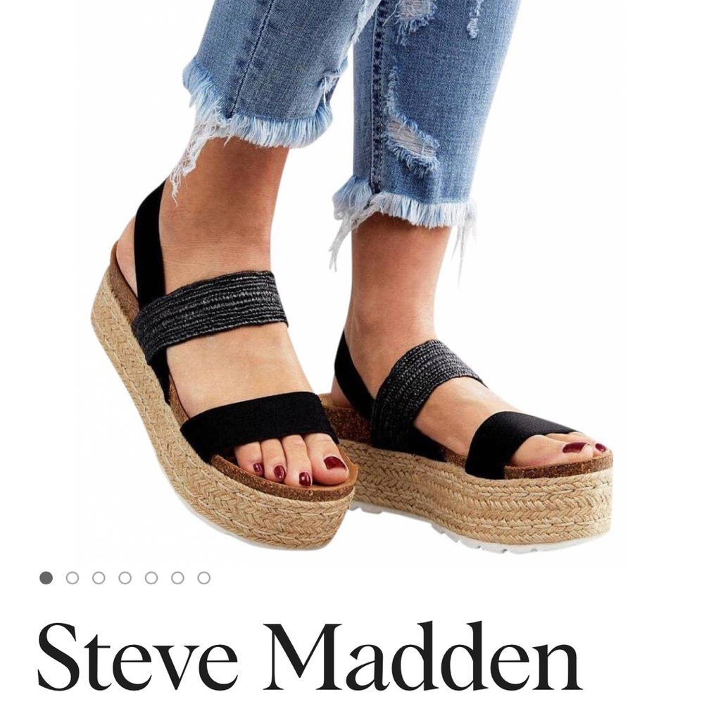 Steve Madden Circa Flatform Espadrille Sandals